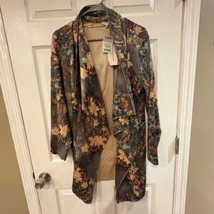 Solitaire Multicolor Floral Jacket